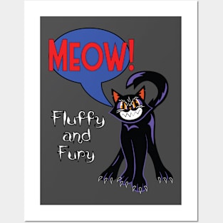 Meow! Posters and Art